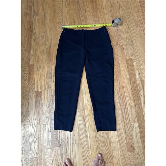 Jones New York Grace Ankle Pants Size 6 Women's Slim Fit Navy Blue - Picture 13 of 14